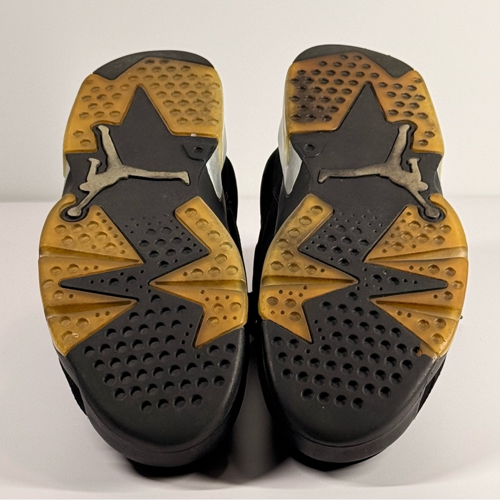 Air Jordan 6 Low Chrome Black Metallic Silver Men's Size 12 - 304401-003 - Picture 7 of 12